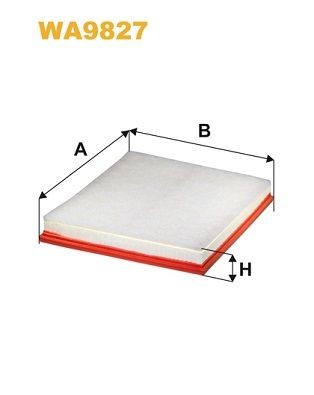 WIX FILTERS WA9827: Õhufilter