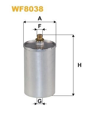 WIX FILTERS WF8038: Kütusefilter