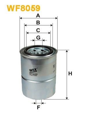 WIX FILTERS WF8059: Kütusefilter