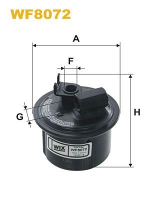 WIX FILTERS WF8072: Kütusefilter