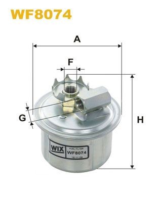 WIX FILTERS WF8074: Kütusefilter