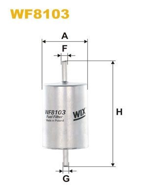 WIX FILTERS WF8103: Kütusefilter