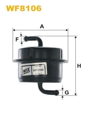 WIX FILTERS WF8106: Kütusefilter
