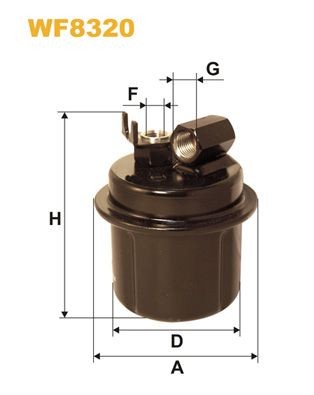 WIX FILTERS WF8118: Kütusefilter