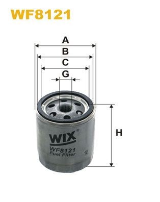 WIX FILTERS WF8121: Kütusefilter