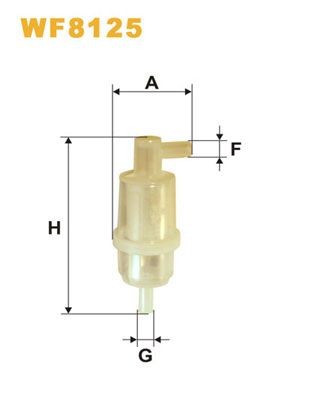 WIX FILTERS WF8125: Kütusefilter