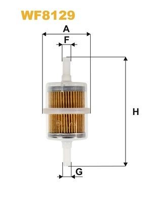WIX FILTERS WF8129: Degvielas filtrs