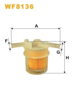 WIX FILTERS WF8136: Kütusefilter