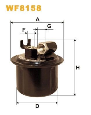 WIX FILTERS WF8158: Kütusefilter