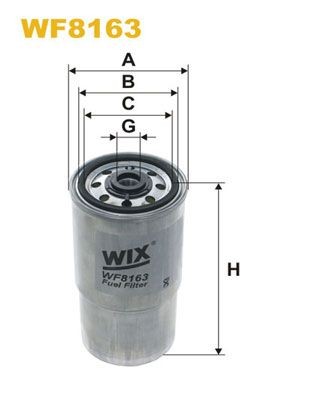 WIX FILTERS WF8163: Kütusefilter