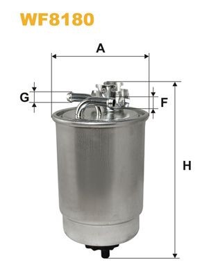WIX FILTERS WF8180: Kütusefilter