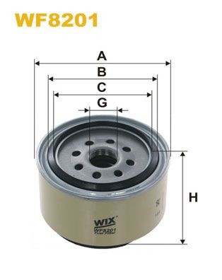 WIX FILTERS WF8201: Kütusefilter