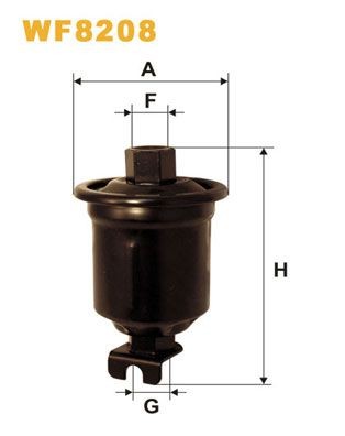 WIX FILTERS WF8208: Kütusefilter