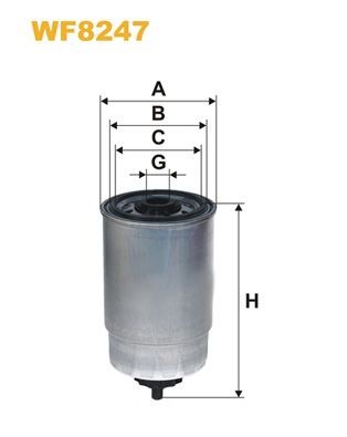 WIX FILTERS WF8247: Kütusefilter