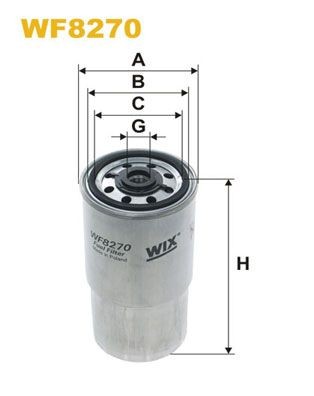 WIX FILTERS WF8270: Kütusefilter
