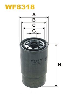 WIX FILTERS WF8318: Kütusefilter
