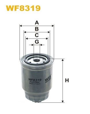 WIX FILTERS WF8319: Kütusefilter