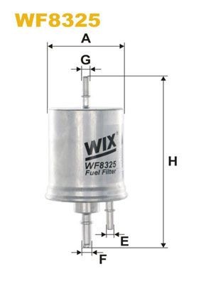 WIX FILTERS WF8325: Degvielas filtrs