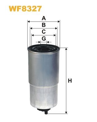 WIX FILTERS WF8327: Kütusefilter