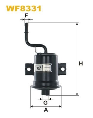 WIX FILTERS WF8331: Drivstoffilter