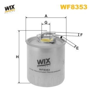 WIX FILTERS WF8353: Kütusefilter