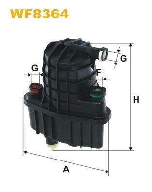 WIX FILTERS WF8364: Kütusefilter