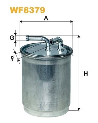 WIX FILTERS WF8379: Kütusefilter