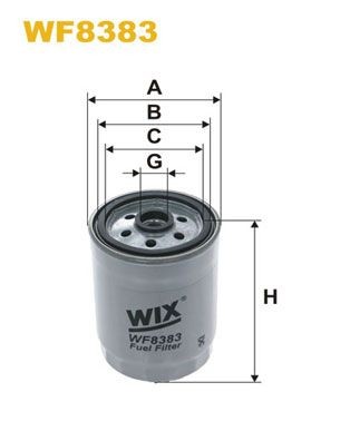 WIX FILTERS WF8383: Kütusefilter