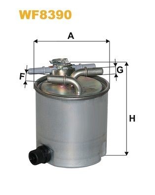WIX FILTERS WF8390: Kütusefilter