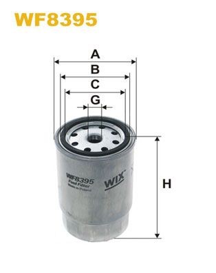 WIX FILTERS WF8395: Kütusefilter