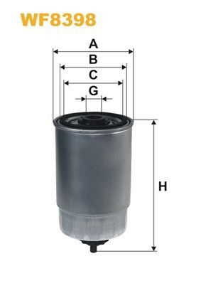 WIX FILTERS WF8398: Kütusefilter