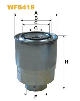 WIX FILTERS WF8419: Kütusefilter