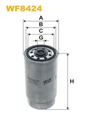 WIX FILTERS WF8424: Kütusefilter