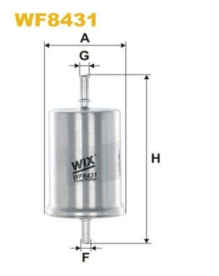 WIX FILTERS WF8431: Kütusefilter
