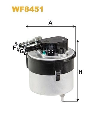 WIX FILTERS WF8451: Kütusefilter