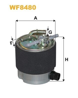 WIX FILTERS WF8480: Kütusefilter