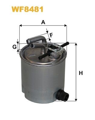WIX FILTERS WF8481: Kütusefilter