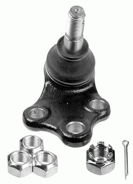 LEMFÖRDER 20228 02: Rotule de suspension inférieur, Essieu avant gauche, avec accessoires