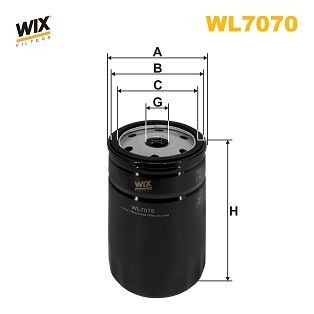 WIX FILTERS WL7070: Õlifilter