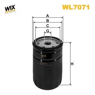 WIX FILTERS WL7071: Õlifilter
