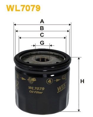 WIX FILTERS WL7079: Õlifilter