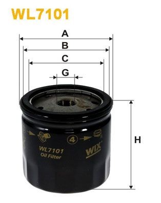 WIX FILTERS WL7101: Õlifilter