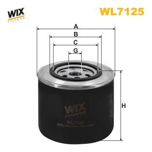 WIX FILTERS WL7125: Oliefilter