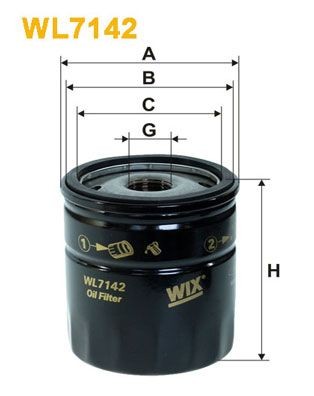 WIX FILTERS WL7142: Õlifilter