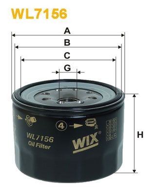 WIX FILTERS WL7156: Õlifilter