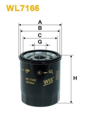 WIX FILTERS WL7166: Õlifilter