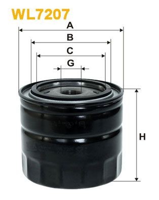 WIX FILTERS WL7207: Õlifilter