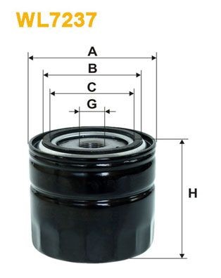 WIX FILTERS WL7237: Õlifilter