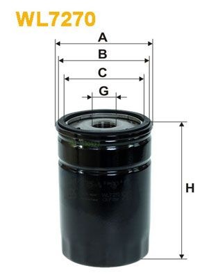 WIX FILTERS WL7270: Õlifilter