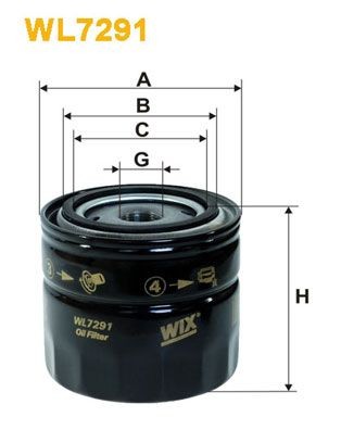 WIX FILTERS WL7291: Õlifilter